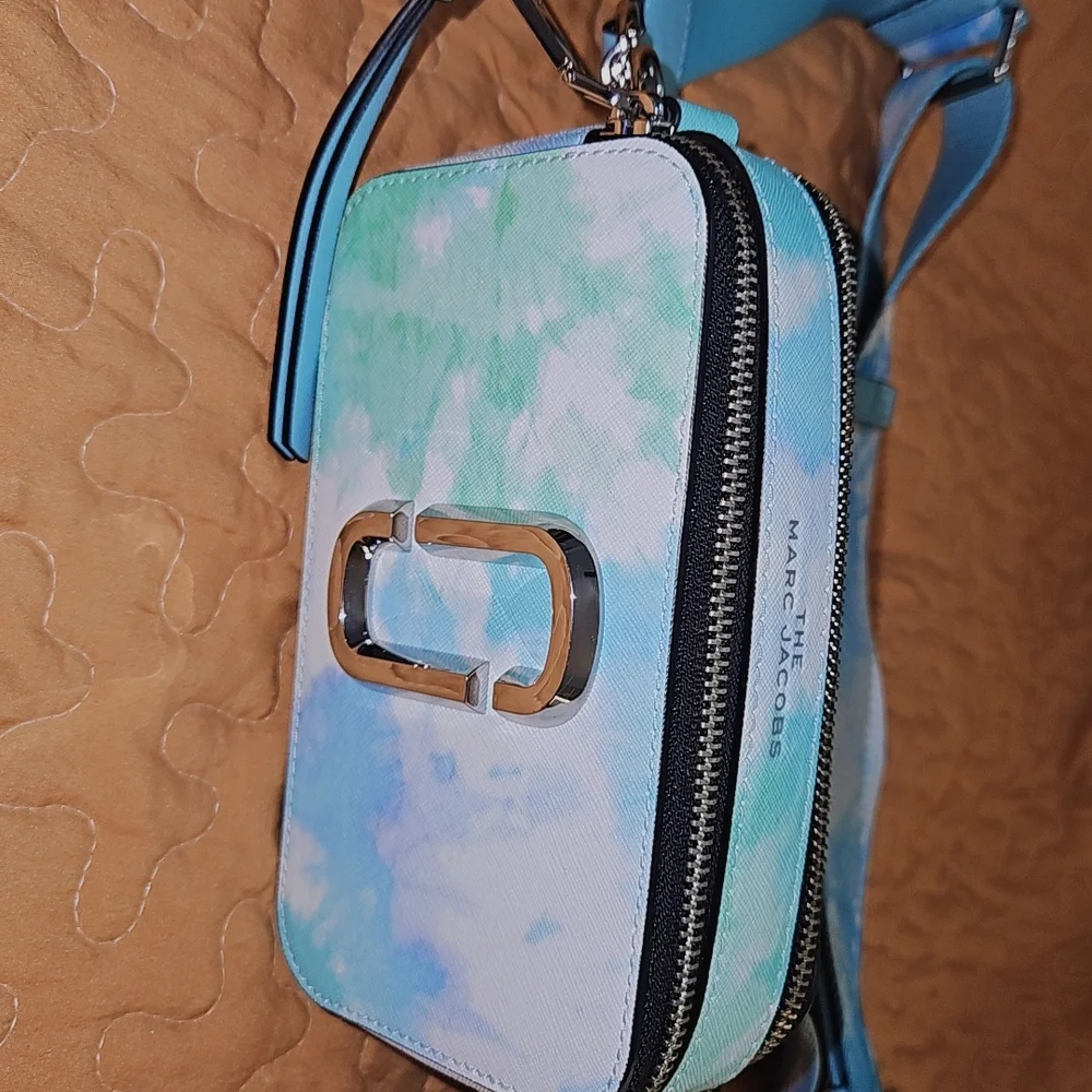 Marc Jacobs Blue and Green Crossbody Bag - Picture 5 of 10